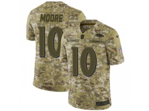Limited Youth Chris Moore Baltimore Ravens Nike 2018 Salute to Service Jersey - Camo