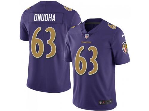 Limited Youth Michael Onuoha Baltimore Ravens Nike Team Color Vapor Untouchable Jersey - Purple