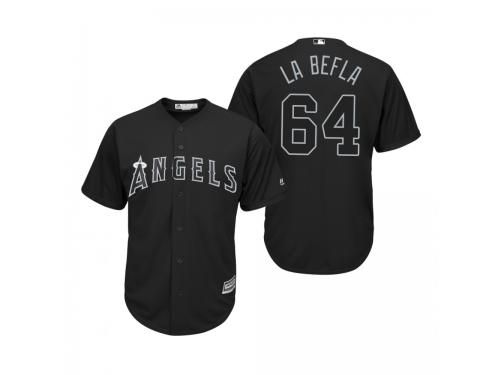 Men Los Angeles Angels Felix Pena La Befla Black 2019 Players' Weekend Jersey