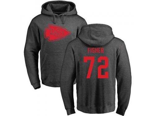 Men Nike Eric Fisher Ash One Color - NFL Kansas City Chiefs #72 Pullover Hoodie