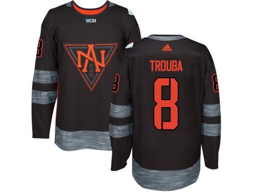 Men Team North America #8 Jacob Trouba 2016 World Cup of Hockey Black Adidas Jerseys