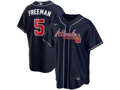 Men's Atlanta Braves Freddie Freeman Nike Navy Alternate 2020 Player Jersey