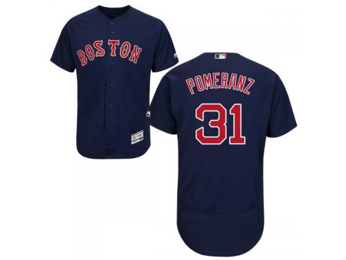 Men's Boston Red Sox #31 Drew Pomeranz Majestic Alternate Navy Flex Base Authentic Collection Jersey
