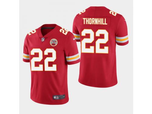 Men's Chiefs #22 Juan Thornhill 2019 NFL Draft Vapor Limited Jersey - Red