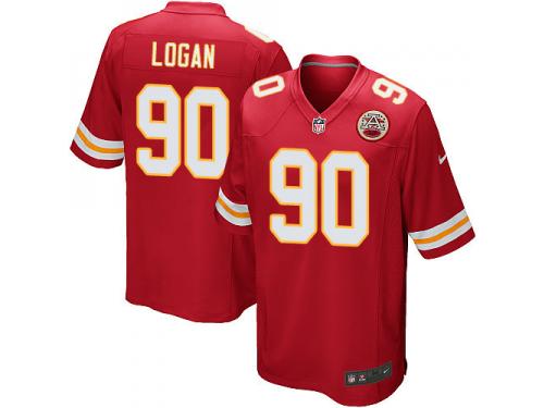 Men's Game Bennie Logan #90 Nike Red Home Jersey - NFL Kansas City Chiefs