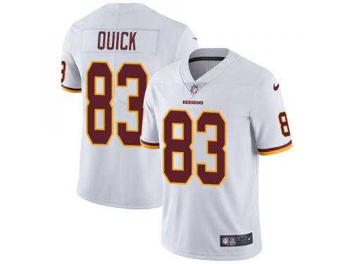 Men's Limited Brian Quick #83 Nike White Road Jersey - NFL Washington Redskins Vapor Untouchable