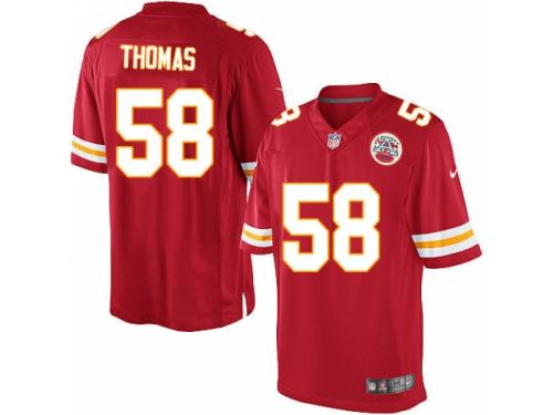 Men's Nike Kansas City Chiefs #58 Derrick Thomas Limited Red Team Color NFL Jersey