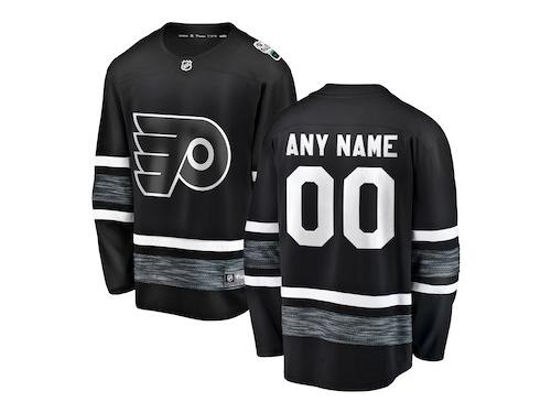 Men's Philadelphia Flyers Adidas Black Customized Authentic 2019 All-Star NHL Jersey