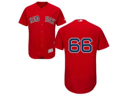 MLB Boston Red Sox #66 Noe Ramirez Men Red Authentic Flexbase Collection Jersey