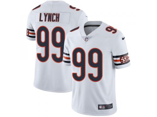 Nike Aaron Lynch Limited White Road Men's Jersey - NFL Chicago Bears #99 Vapor Untouchable