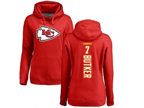 Nike Harrison Butker Red Backer Women's - NFL Kansas City Chiefs #7 Pullover Hoodie