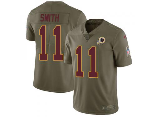 Nike Washington Redskins #11 Alex Smith Olive Men's Stitched NFL Limited 2017 Salute To Service Jersey