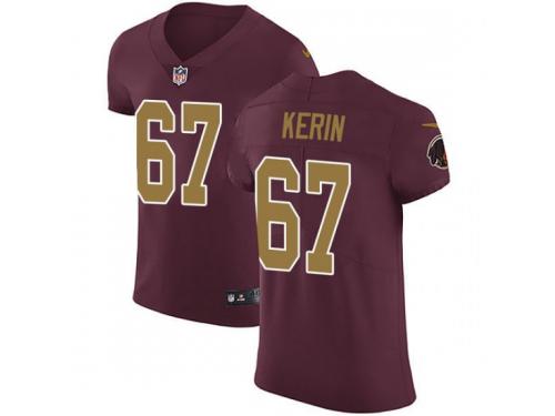 Nike Zac Kerin Washington Redskins Men's Elite Burgundy Alternate Vapor Untouchable Jersey