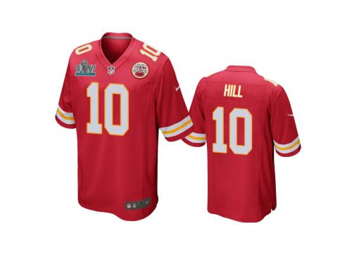 Youth Kansas City Chiefs Tyreek Hill Red Super Bowl LIV Game Jersey