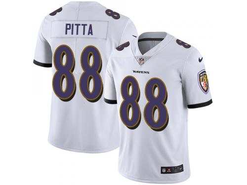 Youth Limited Dennis Pitta #88 Nike White Road Jersey - NFL Baltimore Ravens Vapor Untouchable