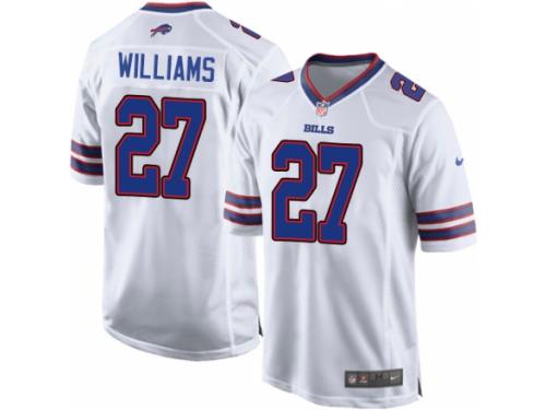 Youth Nike Buffalo Bills #27 Duke Williams Game White NFL Jersey