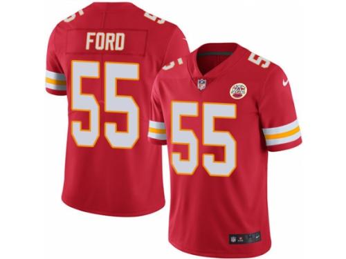 Youth Nike Kansas City Chiefs #55 Dee Ford Limited Red Rush NFL Jersey