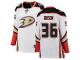 #36 Breakaway John Gibson Women's White NHL Jersey - Away Anaheim Ducks