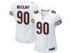 #90 Jeremiah Ratliff Chicago Bears Road Jersey _ Nike Women's White NFL Game