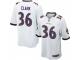 Game Men's Chuck Clark Baltimore Ravens Nike Jersey - White