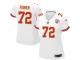 Kansas City Chiefs Eric Fisher Women's Road Jersey - White Nike NFL #72 Game