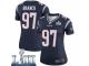 Legend Vapor Untouchable Women's Alan Branch New England Patriots Nike Super Bowl LIII Jersey - Navy