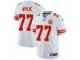 Limited Men's Andrew Wylie Kansas City Chiefs Nike Vapor Untouchable Jersey - White