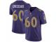 Limited Men's Randin Crecelius Baltimore Ravens Nike Color Rush Vapor Untouchable Jersey - Purple