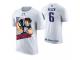 Men New England Patriots Ryan Allen #6 White Cartoon And Comic Artistic Painting T-Shirt