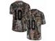 Men Nike Chicago Bears #10 Mitchell Trubisky Limited Camo Rush Realtree NFL Jersey