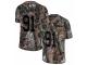 Men Nike Chicago Bears #91 Eddie Goldman Limited Camo Rush Realtree NFL Jersey