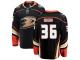 Men's Anaheim Ducks #36 John Gibson Authentic Black Home Breakaway NHL Jersey