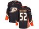 Men's Anaheim Ducks #52 Julius Nattinen adidas Black Authentic Jersey 2017