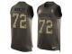 Men's Dexter Manley #72 Nike Green Jersey - NFL Washington Redskins Salute to Service Tank Top