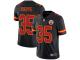 Men's Limited Christian Okoye #35 Nike Black Jersey - NFL Kansas City Chiefs Rush