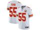 Men's Limited Dee Ford #55 Nike White Road Jersey - NFL Kansas City Chiefs Vapor Untouchable