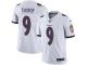 Men's Limited Justin Tucker #9 Nike White Road Jersey - NFL Baltimore Ravens Vapor Untouchable