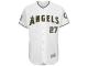 Men's Los Angeles Angels of Anaheim Mike Trout Majestic White Fashion 2016 Memorial Day Flex Base Jersey