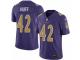 Men's Nike Baltimore Ravens #42 Marqueston Huff Elite Purple Rush NFL Jersey