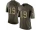 Men's Nike Chicago Bears #19 Eddie Royal Limited Green Salute to Service NFL Jersey