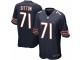 Men's Nike Chicago Bears #71 Josh Sitton Game Navy Blue Team Color NFL Jersey