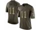 Men's Nike Kansas City Chiefs #11 Alex Smith Limited Green Salute to Service NFL Jersey