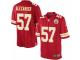 Men's Nike Kansas City Chiefs #57 D.J. Alexander Limited Red Team Color NFL Jersey