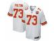 Men's Nike Kansas City Chiefs #73 Zach Fulton Game White NFL Jersey
