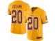 Men's Washington Redskins #20 Landon Collins Limited Gold Rush Vapor Untouchable Football Jersey