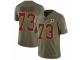Men's Washington Redskins #73 Chase Roullier Limited Olive 2017 Salute to Service Football Jersey