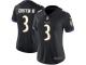 Nike Robert Griffin III Elite Black Alternate Women's Jersey - NFL Baltimore Ravens #3 Vapor Untouchable