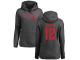 Nike Tom Brady Ash One Color Women's - NFL New England Patriots #12 Pullover Hoodie