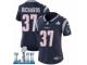 Women Nike New England Patriots #37 Jordan Richards Navy Blue Team Color Vapor Untouchable Limited Player Super Bowl LII NFL Jersey