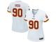 Women's Game Ziggy Hood #90 Nike White Road Jersey - NFL Washington Redskins